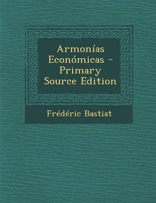 Book cover for Armonias Economicas - Primary Source Edition