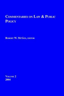 Book cover for Commentaries on Law & Public Policy