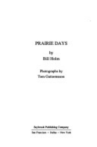 Cover of Prairie Days