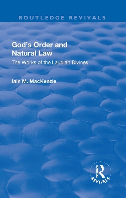 Book cover for God's Order and Natural Law