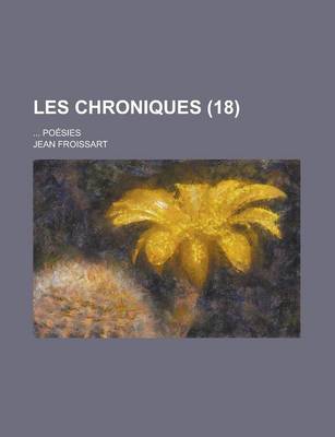 Book cover for Les Chroniques (18); Poesies