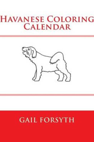 Cover of Havanese Coloring Calendar