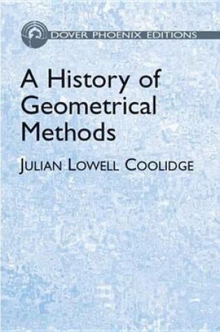 Cover of A History of Geometrical Methods