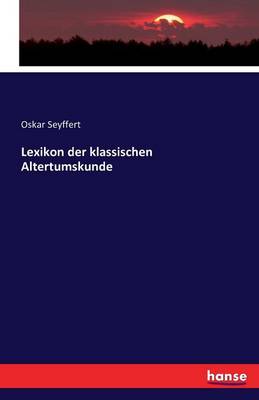 Book cover for Lexikon der klassischen Altertumskunde