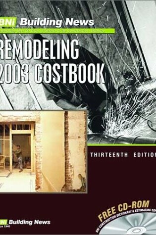Cover of Building News Remodeling Costbook 2003