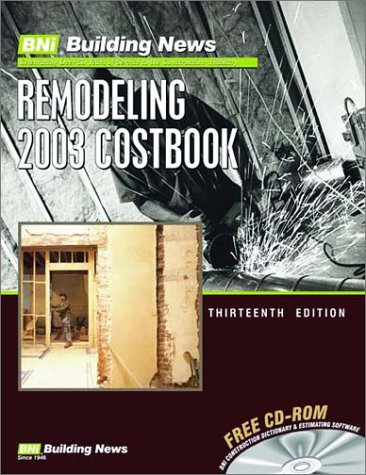 Book cover for Building News Remodeling Costbook 2003