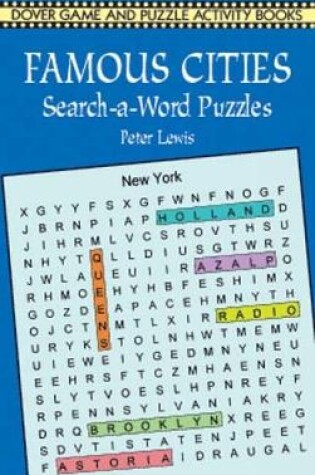 Cover of Famous Cities Search-a-Word Puzzles