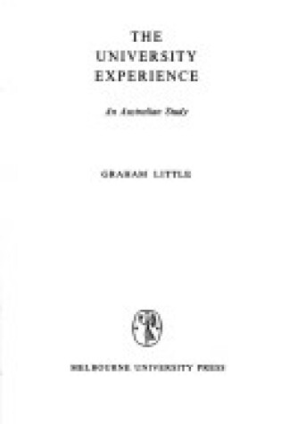 Cover of University Experience