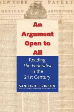 Cover of An Argument Open to All