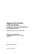 Cover of Migrants and Minorities in the Community