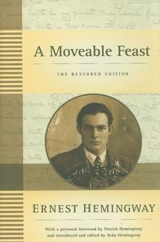 Cover of A Moveable Feast: The Restored Edition