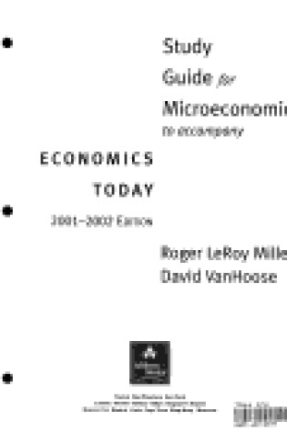 Cover of Study Guide, Microeconomics