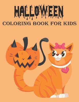 Book cover for Halloween Coloring Book For Kids