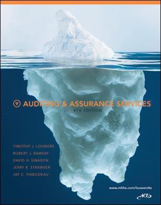 Book cover for Auditing & Assurance Services