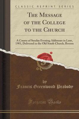 Book cover for The Message of the College to the Church