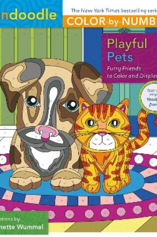 Cover of Zendoodle Color-by-Number: Playful Pets