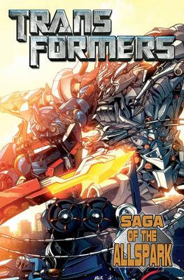 Book cover for Transformers Movie Prequel: Saga Of The Allspark
