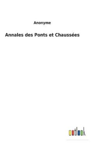 Cover of Annales des Ponts et Chaussées