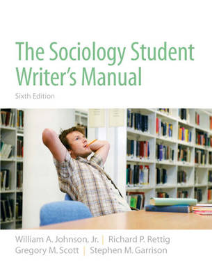 Book cover for The Sociology Student Writer's Manual