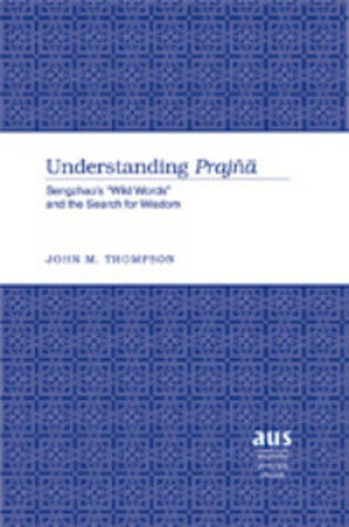 Cover of Understanding Prajna