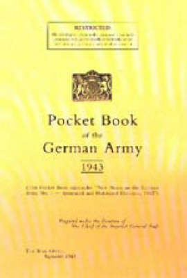 Book cover for Pocket Book of the German Army 1943