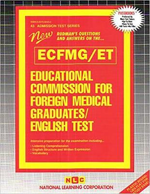 Cover of EDUCATIONAL COMMISSION FOR FOREIGN MEDICAL GRADUATES ENGLISH TEST (ECFMG/ET)