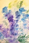 Book cover for Gratitude Journal - Watercolor Painting of Bluebells