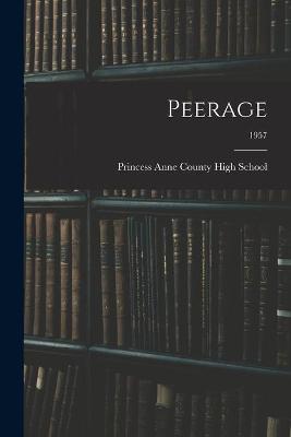 Book cover for Peerage; 1957
