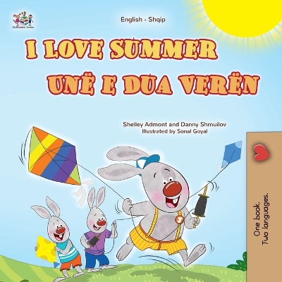 Book cover for I Love Summer (English Albanian Bilingual Children's Book)