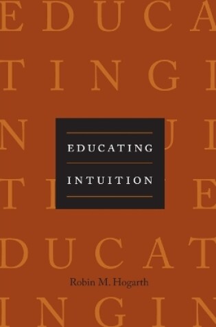 Cover of Educating Intuition