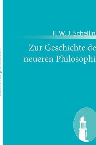 Cover of Zur Geschichte der neueren Philosophie