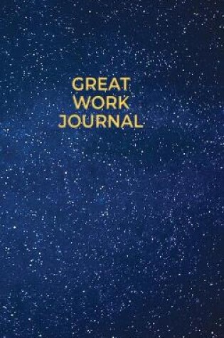 Cover of Great Work Journal