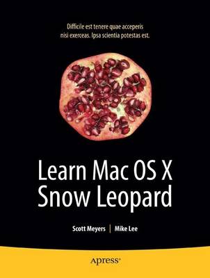 Book cover for Learn Mac OS X Snow Leopard