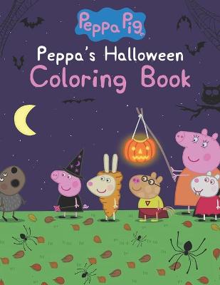 Book cover for Peppa Pig Halloween Coloring Book