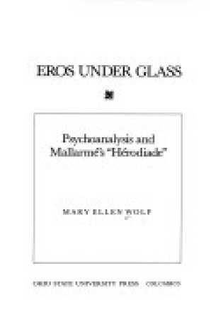 Cover of Eros Under Glass