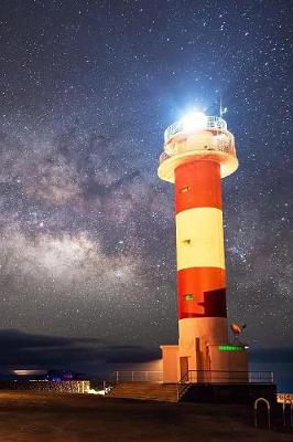 Book cover for Lighthouse Under a Starry Night Sky Journal