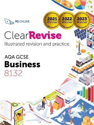 Book cover for ClearRevise AQA GCSE Business 8132