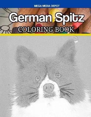 Book cover for German Spitz Coloring Book