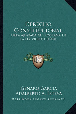 Book cover for Derecho Constitucional