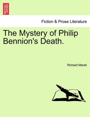 Book cover for The Mystery of Philip Bennion's Death.