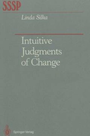 Cover of Intuitive Judgments of Change