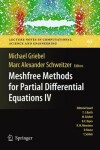 Book cover for Meshfree Methods for Partial Differential Equations IV