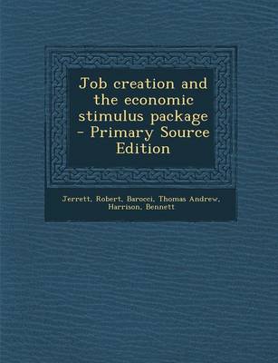 Book cover for Job Creation and the Economic Stimulus Package