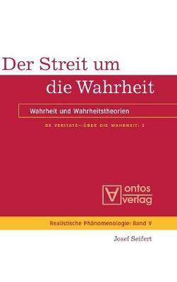 Book cover for De Veritate - UEber die Wahrheit, Band 2, Der Streit um die Wahrheit