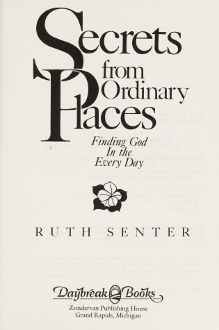 Cover of Secrets from Ordinary Places