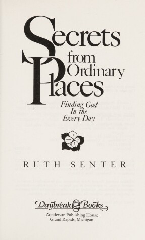 Book cover for Secrets from Ordinary Places