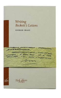 Book cover for Writing Beckett's Letters