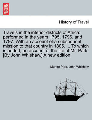 Book cover for Travels in Interior Districts of Africa