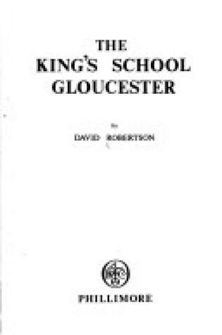 Cover of King's School, Gloucester