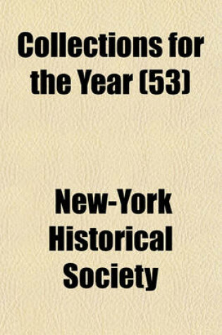 Cover of Collections for the Year (53)